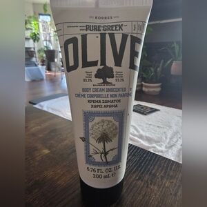 Korres Pure Greek Olive Unscented Body Cream Brand New
